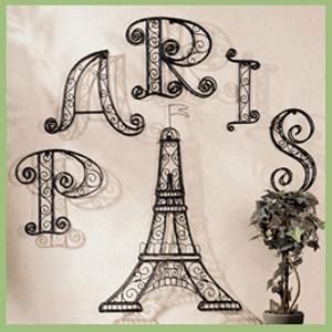 French Metal Wall Sculptures